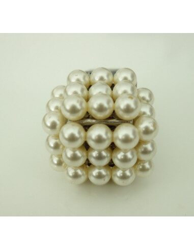 BAGUE CHANEL GEANTE PERLES