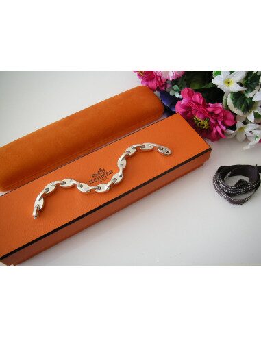 BRACELET HERMES EN ARGENT