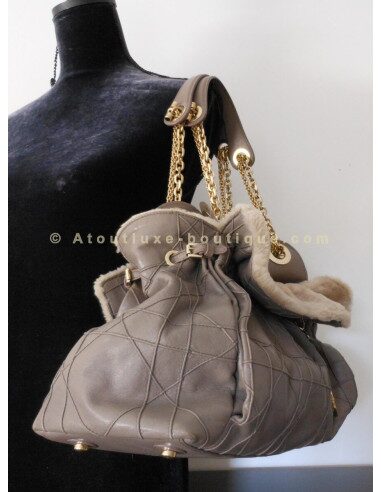 SAC DIOR LE 30 - EDITION LIMITEE FOURRURE