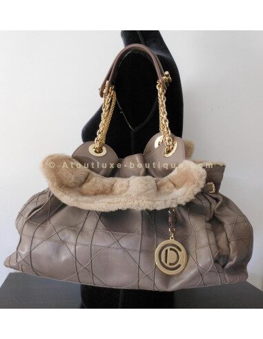 SAC DIOR LE 30 - EDITION LIMITEE FOURRURE