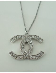 COLLIER CHANEL CC STRASS SWAROVSKI 2