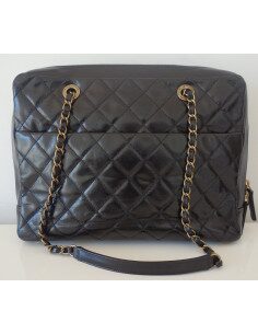 SAC CHANEL CAMERA NOIR CUIR ET PYTHON 2