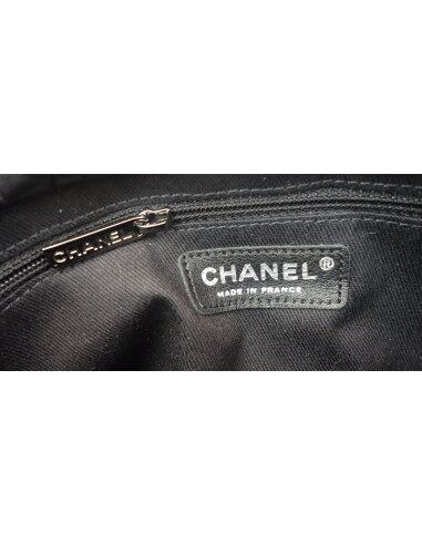 SAC CHANEL TWEED ET CUIR