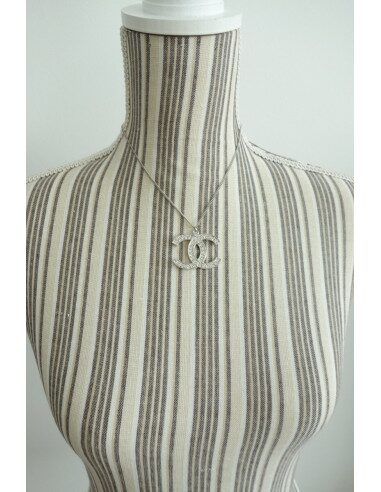 COLLIER CHANEL CC STRASS SWAROVSKI