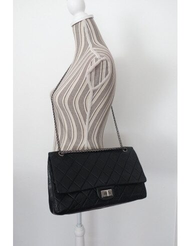SAC CHANEL 2.55 JUMBO NOIR