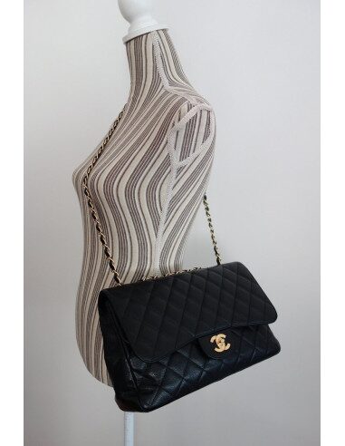 SAC CHANEL CLASSIQUE GM NOIR