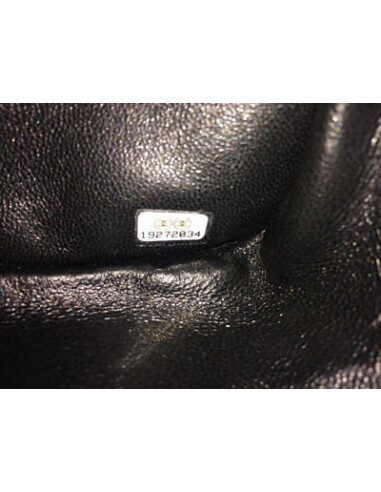 SAC CHANEL CLASSIQUE GM NOIR VERNI