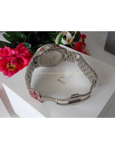 MONTRE DIOR CHRISTAL ROUGE - 62 DIAMANTS