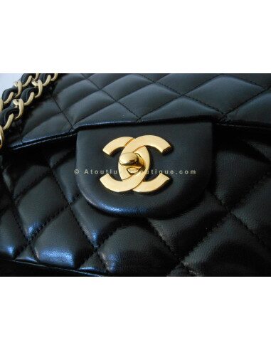 SAC CHANEL MADEMOISELLE NOIR GRAND MODELE