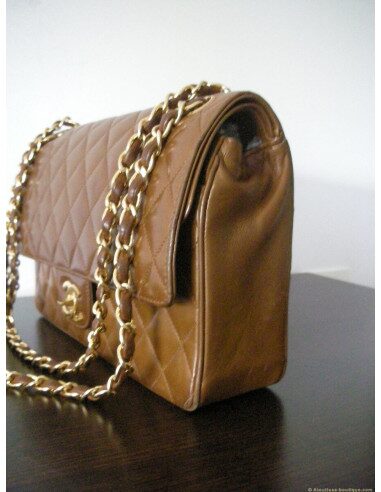 SAC CHANEL MADEMOISELLE VINTAGE COGNAC