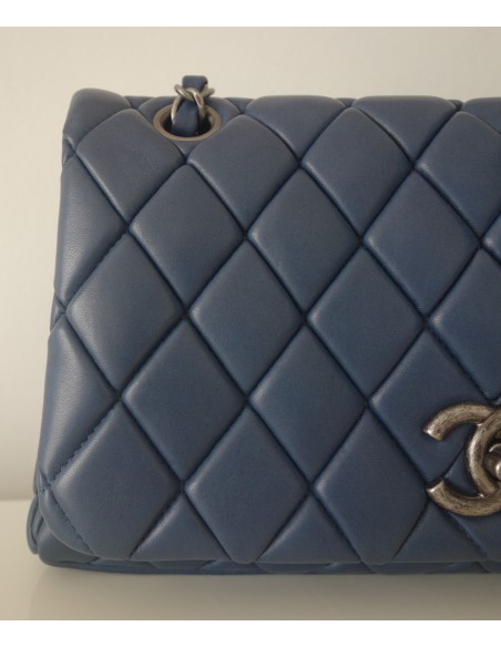 SAC CHANEL TIMELESS CUIR BLEU