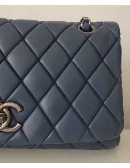 SAC CHANEL TIMELESS CUIR BLEU