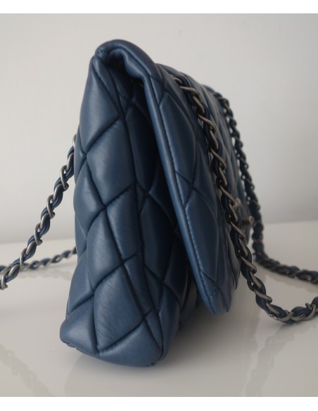 SAC CHANEL TIMELESS CUIR BLEU