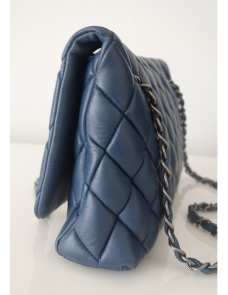 SAC CHANEL TIMELESS CUIR BLEU