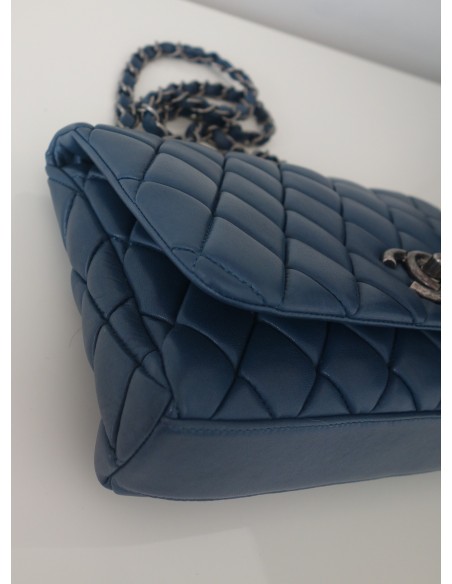 SAC CHANEL TIMELESS CUIR BLEU