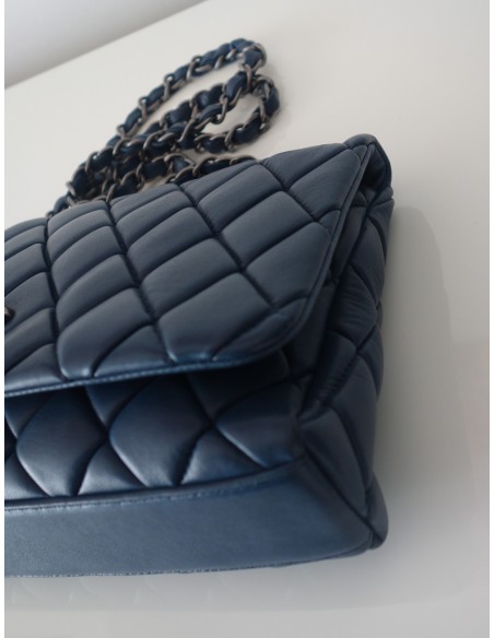 SAC CHANEL TIMELESS CUIR BLEU