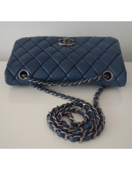 SAC CHANEL TIMELESS CUIR BLEU