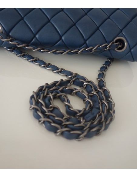 SAC CHANEL TIMELESS CUIR BLEU