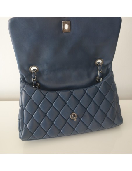 SAC CHANEL TIMELESS CUIR BLEU