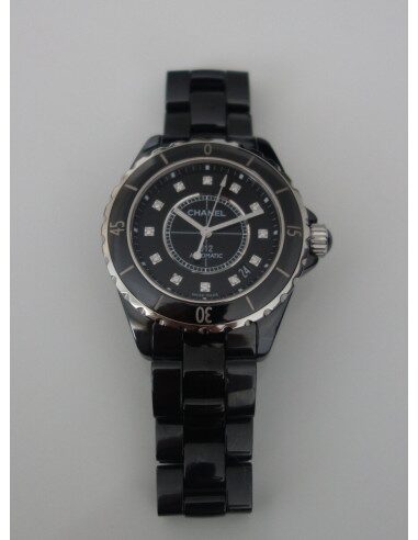 MONTRE CHANEL J12 38MM INDEX DIAMANTS