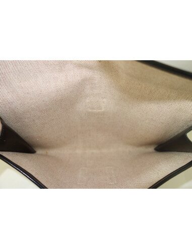 POCHETTE JIGE HERMES CUIR NOIR
