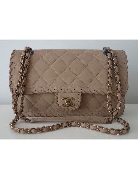 SAC CHANEL TIMELESS CUIR RETOURNE