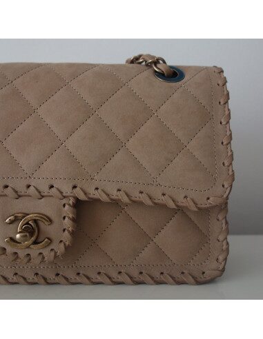 SAC CHANEL TIMELESS CUIR RETOURNE