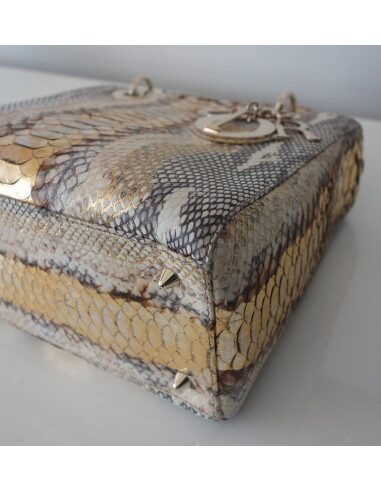 SAC LADY DIOR PYTHON ET OR
