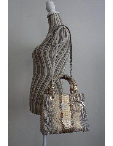 SAC LADY DIOR PYTHON ET OR