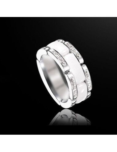 BAGUE CHANEL ULTRA CERAMIQUE DIAMANTS