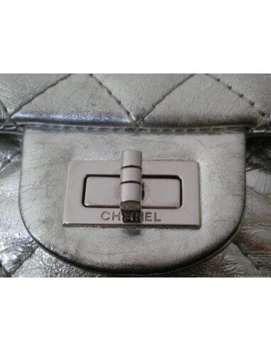 SAC CHANEL MINI 2.55 METALLIQUE
