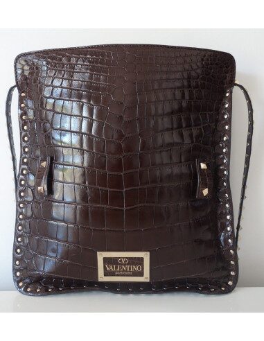 SAC VALENTINO ROCKSTUD CROCODILE