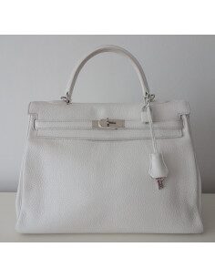 SAC HERMES KELLY BLANC 35 2