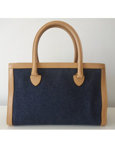 SAC DIOR SHOPPING CUIR ET JEAN