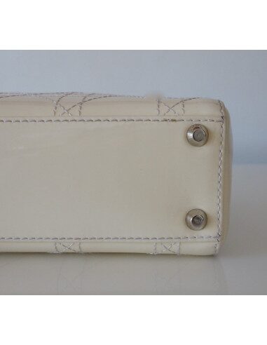 SAC LADY DIOR IVOIRE PM