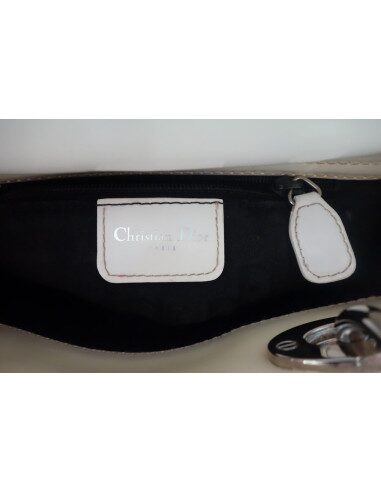 SAC LADY DIOR IVOIRE PM