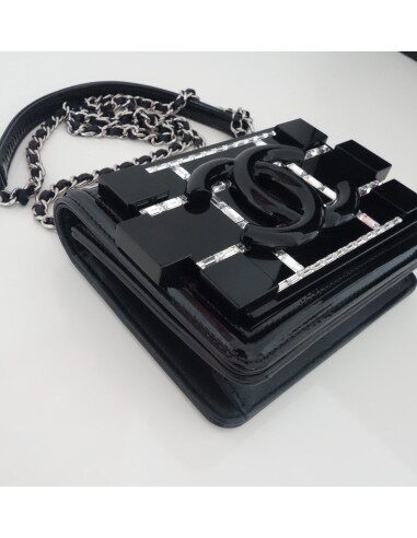 SAC CHANEL LEGO NOIR