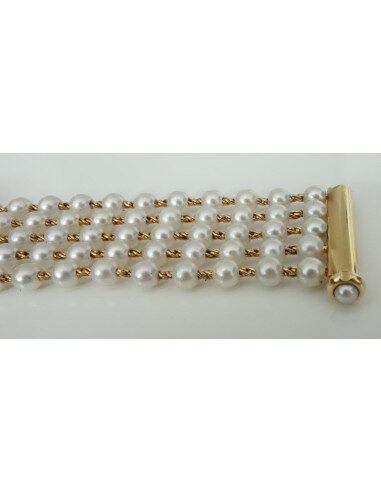 MONTRE CHANEL MADEMOISELLE OR ET PERLES