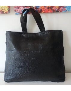 SAC SHOPPING CHANEL 31 RUE CAMBON CUIR NOIR 2