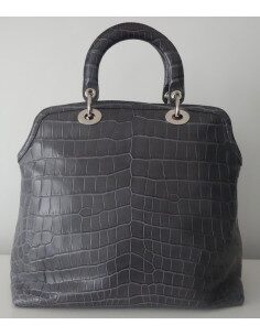SAC DIOR GRANVILLE CROCODILE 2