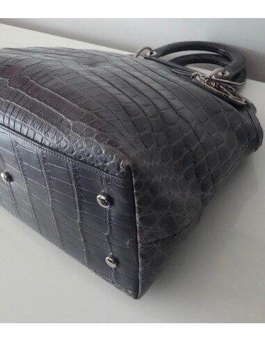SAC DIOR GRANVILLE CROCODILE