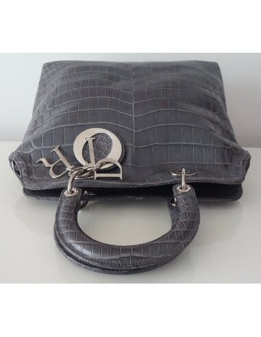 SAC DIOR GRANVILLE CROCODILE