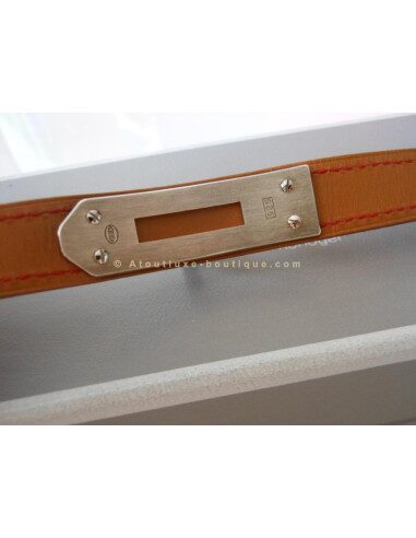 MONTRE HERMES KELLY ROUGE ARGENT