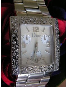 MONTRE CHRISTIAN DIOR RIVA SPARKLING 60 DIAMANTS