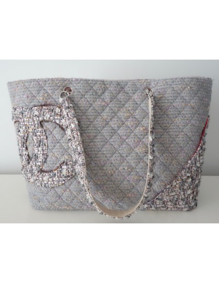 SAC CHANEL SHOPPING CAMBON TWEED