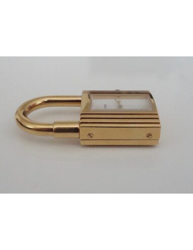 MONTRE HERMES KELLY PLAQUE OR