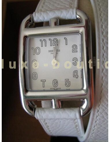 MONTRE CAPE COD HERMES DOUBLE TOUR BLANC