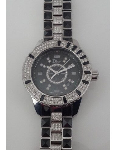 MONTRE DIOR CHRISTAL DIAMANTS BRACELET DIAMANTS