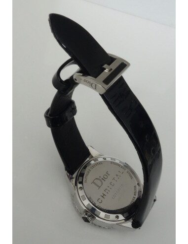 MONTRE DIOR CHRISTAL NOIRE DIAMANTS