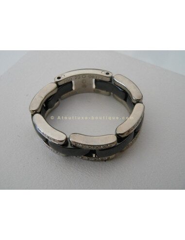 BAGUE CHANEL ULTRA CERAMIQUE NOIR - DIAMANTS